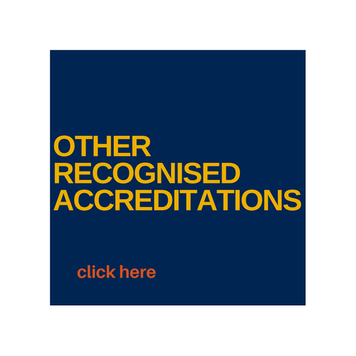 Other Recognised Accreditations
