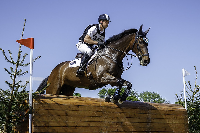 AUS-Kevin McNab rides Scuderia 1918 A Best Friend during the Cross Country for theCCIO3*-L Paris 2024 Olympic Qualifier. 2023 IRL-Millstreet International Horse Trial. Millstreet Town, Co. Cork, Ireland. Saturday 3 June 2023. Copyright Photo: Libby Law Ph