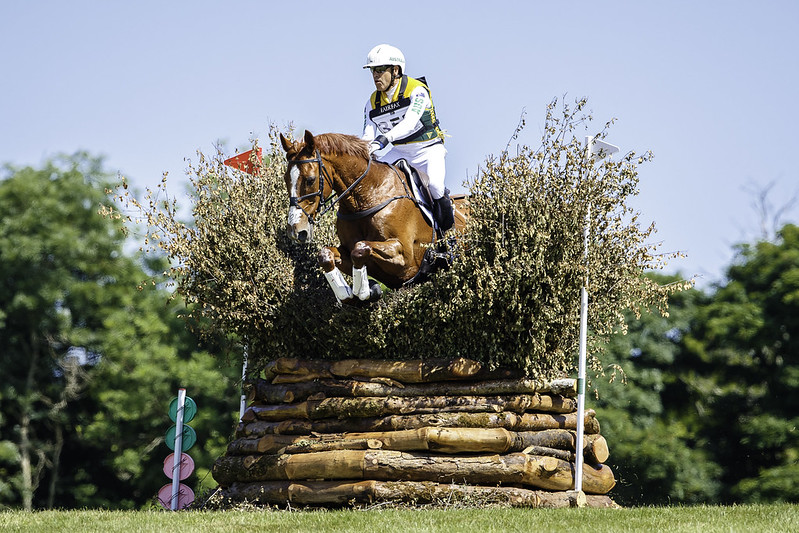 AUS-Andrew Hoy rides Vassily de Lassos during the Cross Country for theCCIO3*-L Paris 2024 Olympic Qualifier. 2023 IRL-Millstreet International Horse Trial. Millstreet Town, Co. Cork, Ireland. Saturday 3 June 2023. Copyright Photo: Libby Law Photography