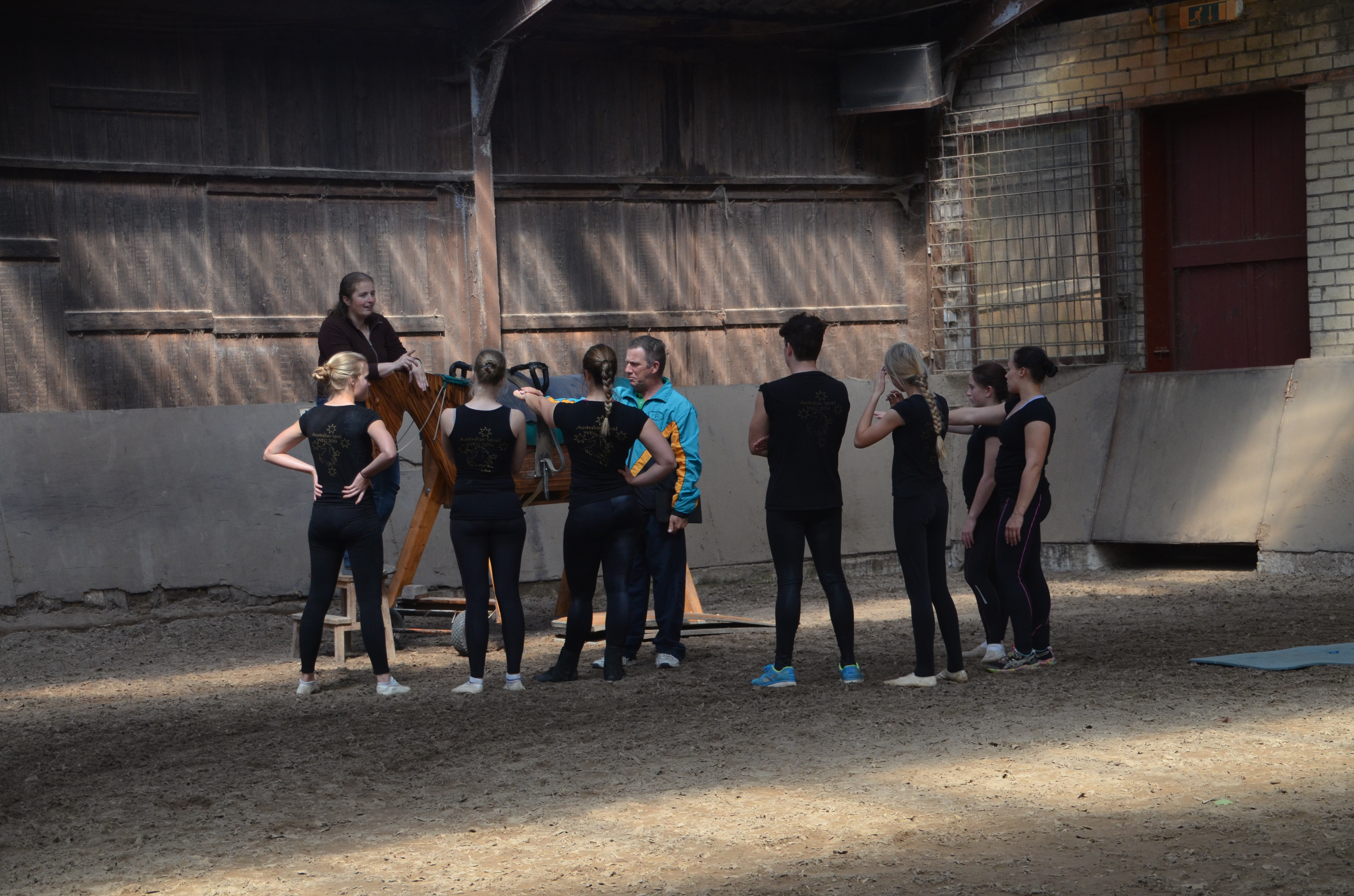 Fassifern Vaulting Team Training in Holland