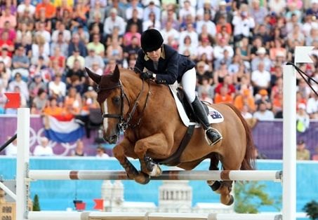   Edwina Tops-Alexander and Itot du Chateau at the 2012 London Olympic Games
