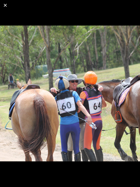 Celebrating clear rounds