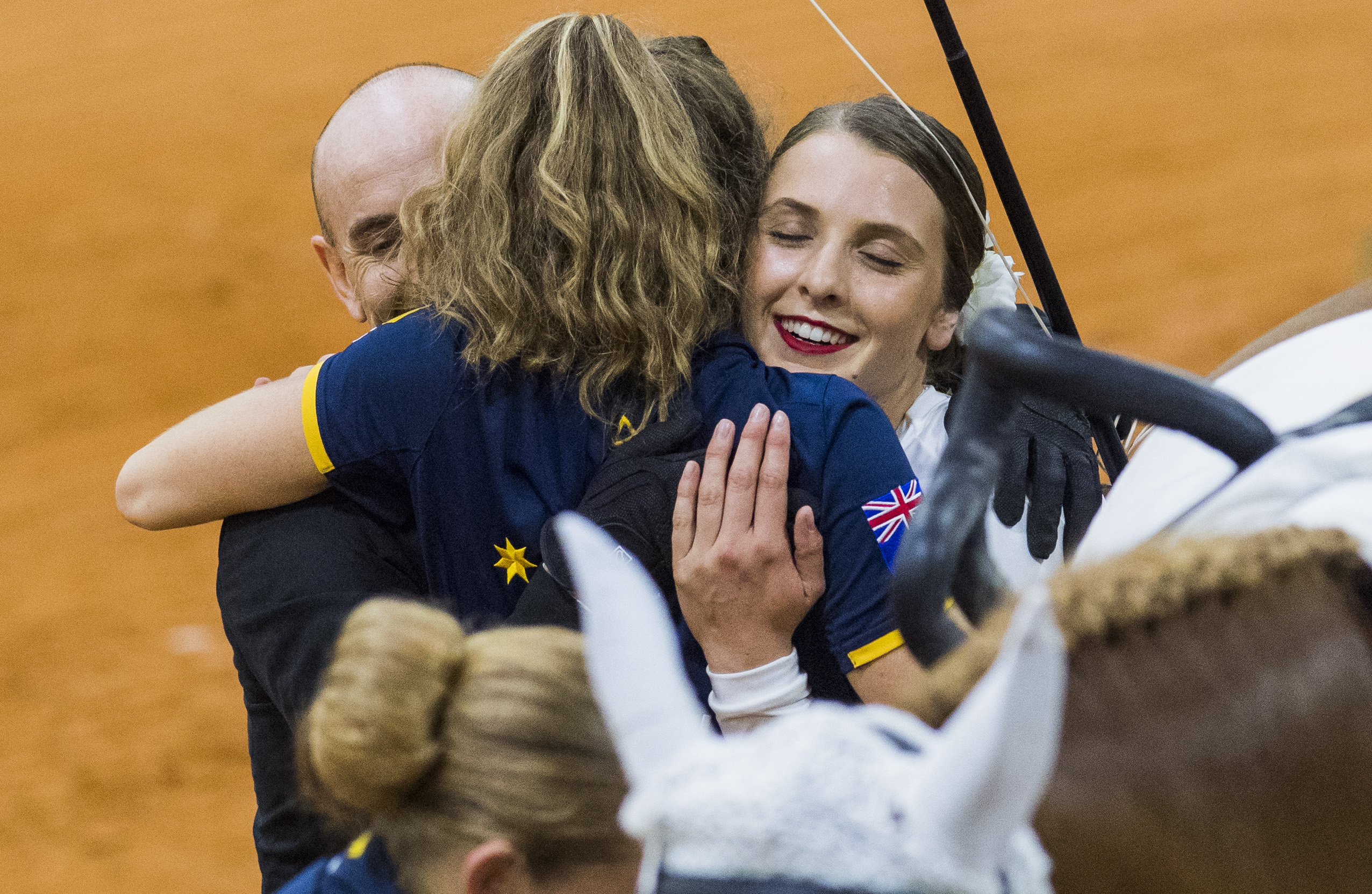 Steph After the Individual Compulsary Round at WEG