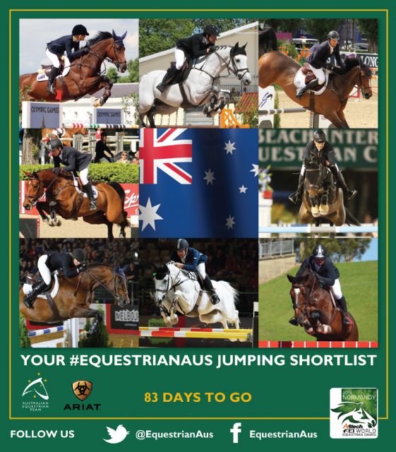 WEG Australian Jumping Team shortlist